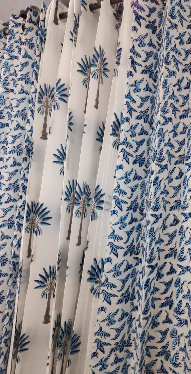 Luxury Handcrafted Cotton Curtains Jaipur